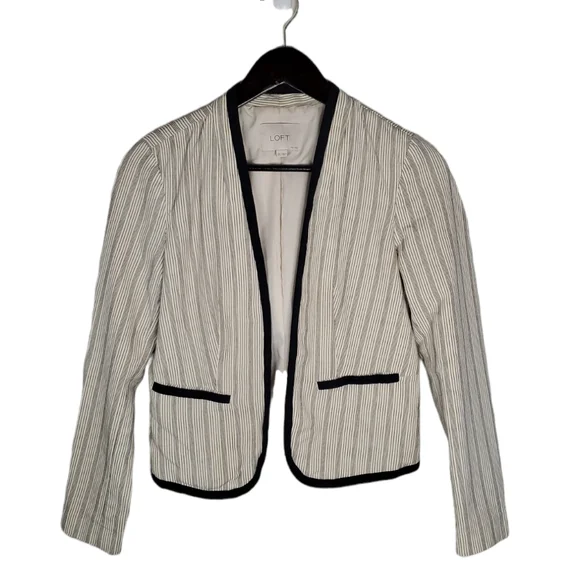 ANN TAYLOR LOFT Pin Stripe Women's Blazer - Picture 1 of 6